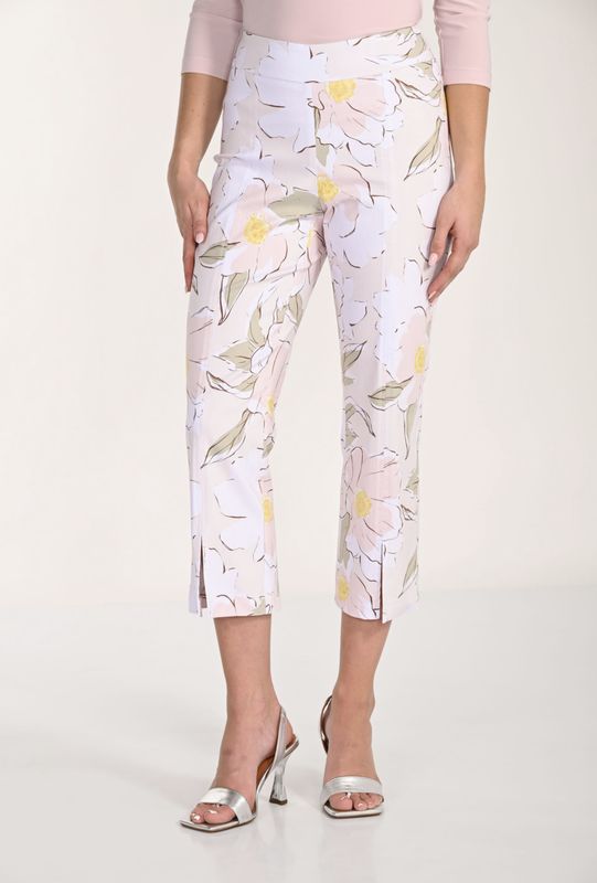 FLORAL CROPPED TROUSER