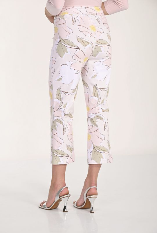 FLORAL CROPPED TROUSER