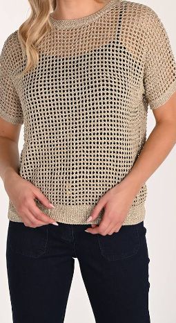 GOLD KNIT SWEATER