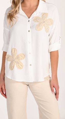 FLORAL DETAIL BLOUSE