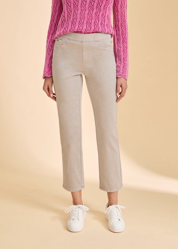 PULL-ON STRAIGHT ANKLE PANT