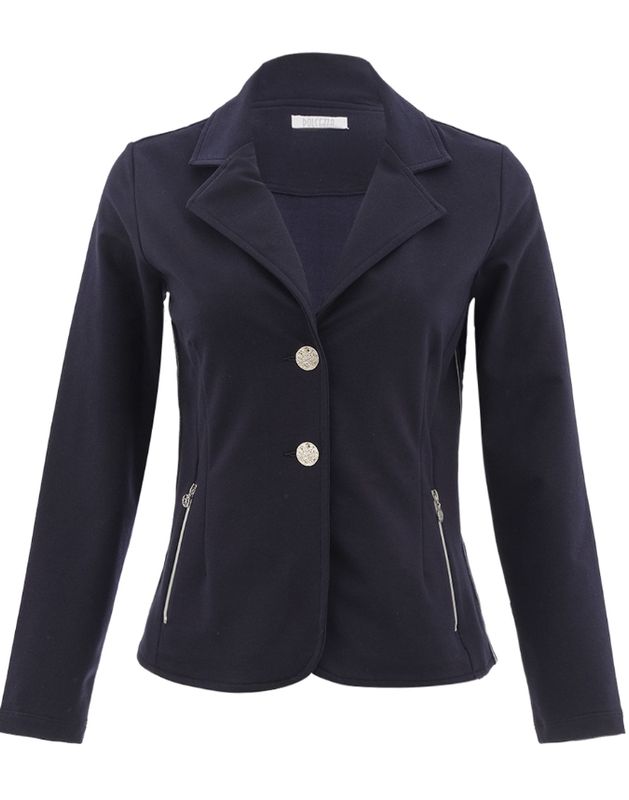 KNIT TWO-BUTTON  BLAZER