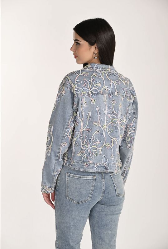 EMBROIDERED DENIM JACKET
