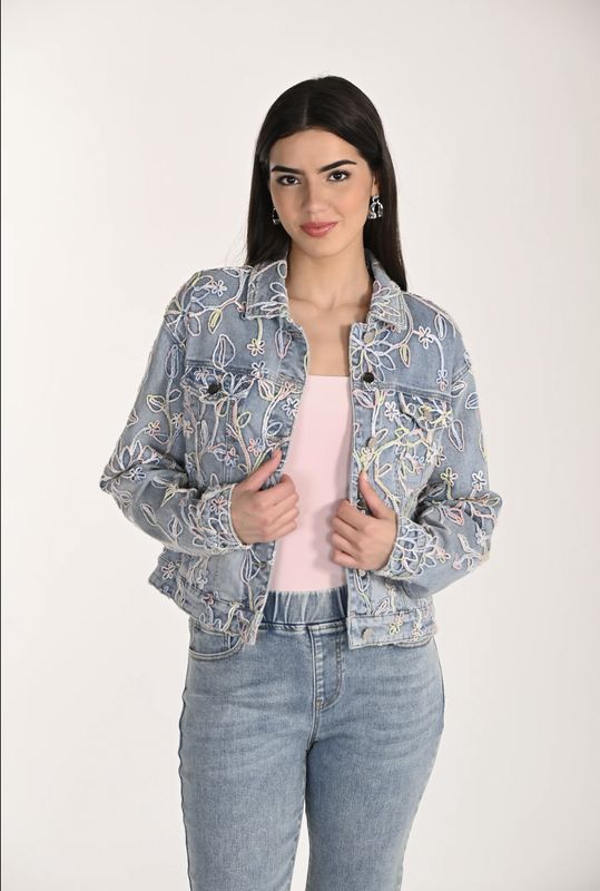 EMBROIDERED DENIM JACKET