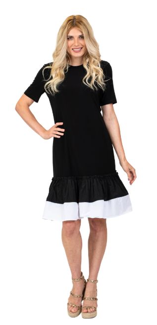 BLACK &amp; WHITE DRESS