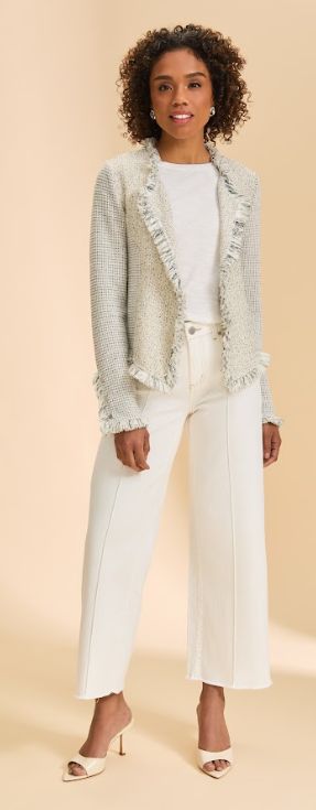 KNIT TWEED JACKET