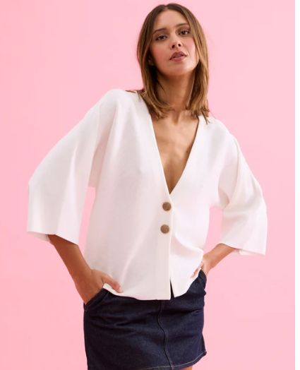 MARIE WIDE-SLEEVE TOP