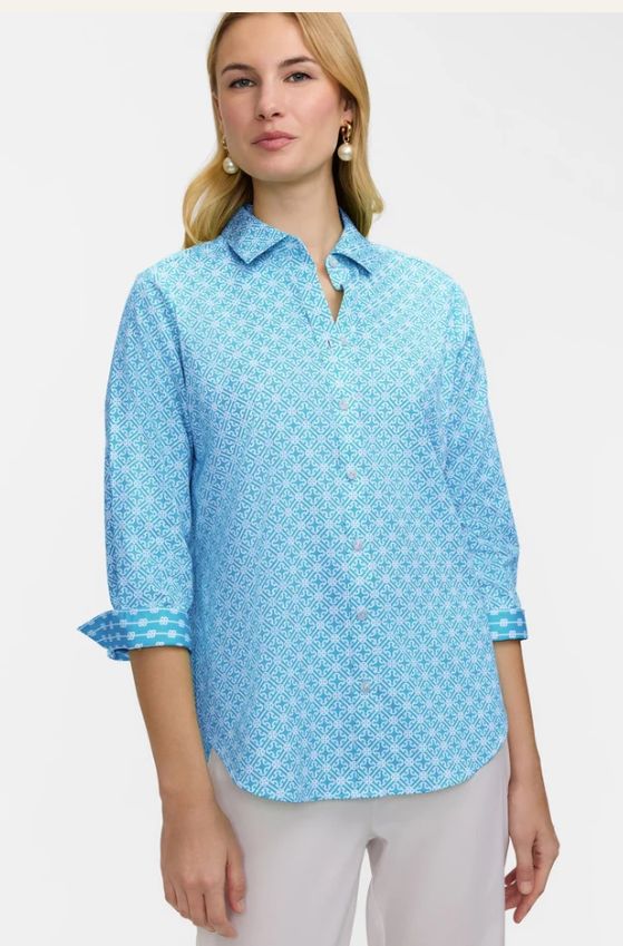 MARGIE PATTERNED BLOUSE