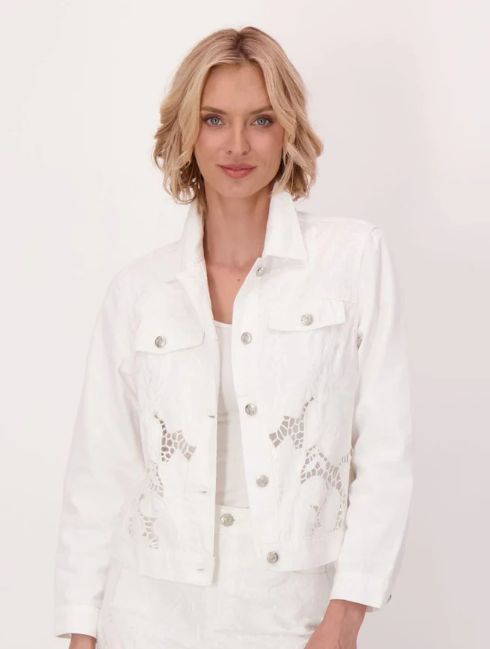 CUTWORK DENIM JACKET
