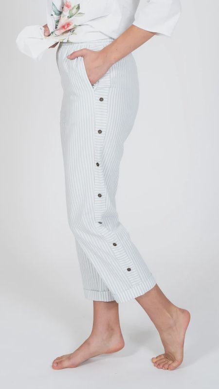 CUFFED COTTON PANT
