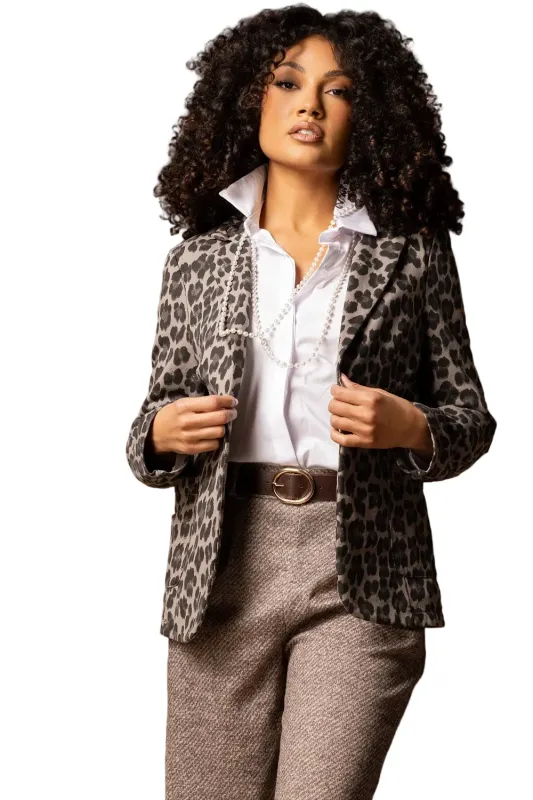 ANIMAL PRINT JACKET