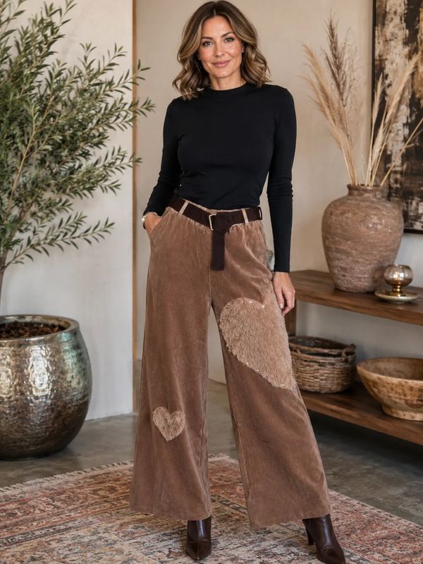CHOCOLATE HEART PANTS