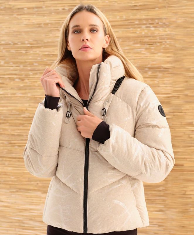 TAUPE PUFFER COAT