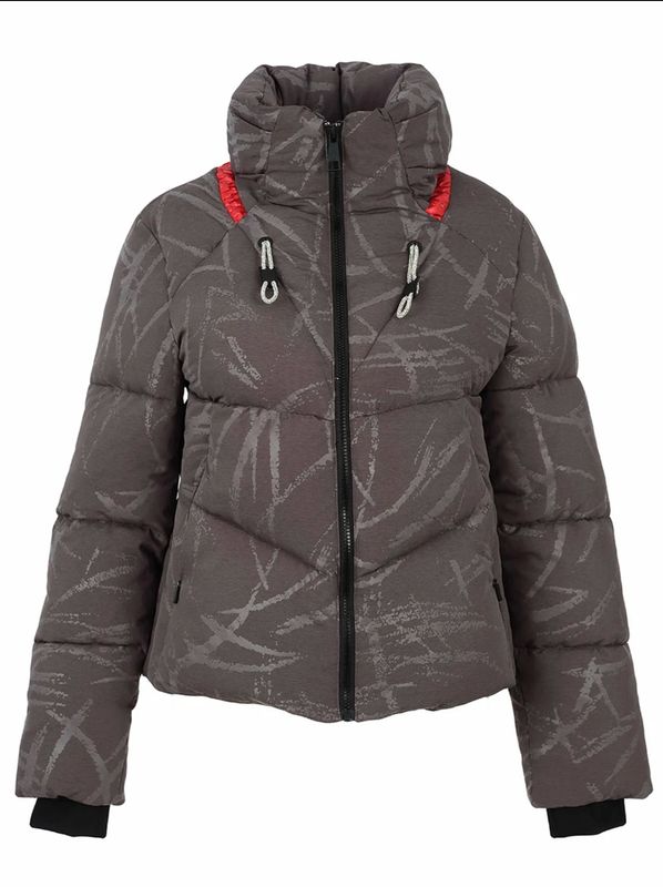 GREY PUFFER COAT