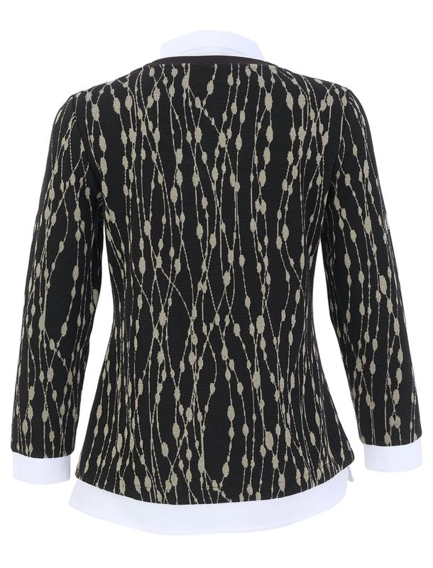 SHIRT COLLAR SWEATER