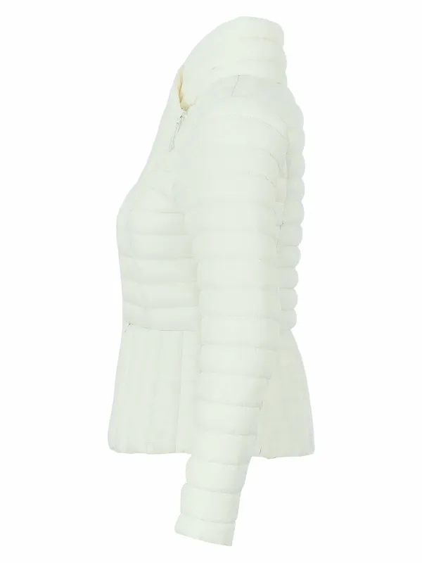 PUFFER COAT CRISS/CROSS DETAIL