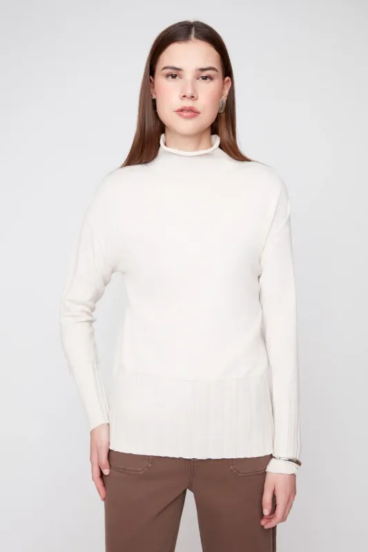 COMFY FUNNEL NECK SWEATER