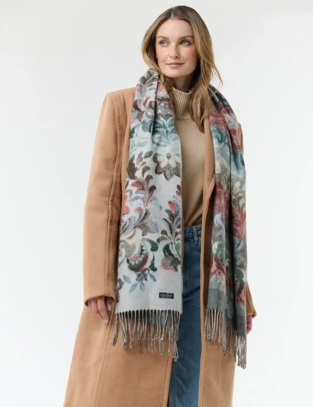CASMINK FLORAL SCARF