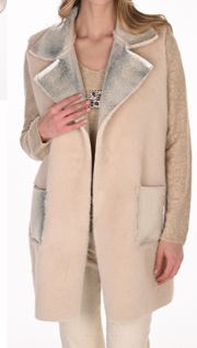 OPEN FRONT CASUAL VEST, Size: M