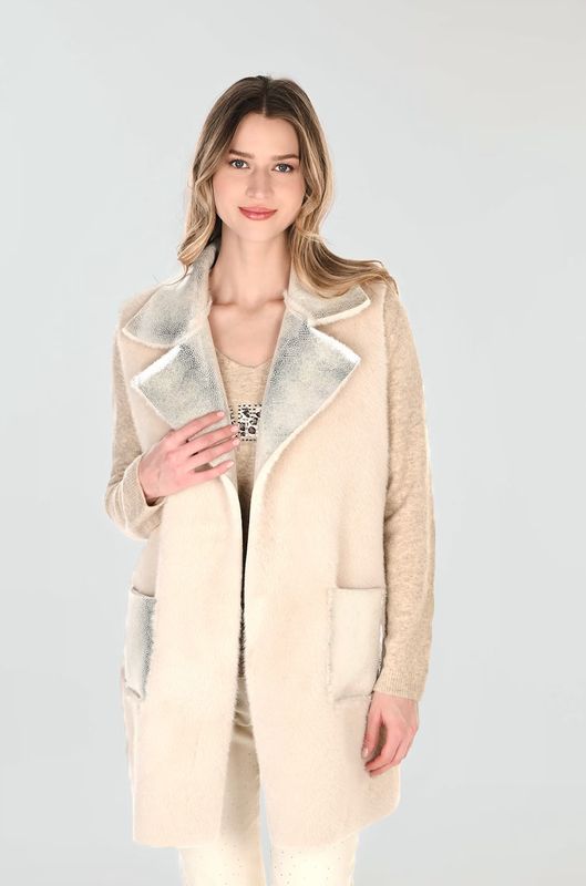 OPEN FRONT CASUAL VEST