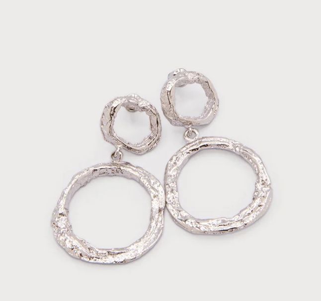 DOUBLE HAMMERED METAL RINGS