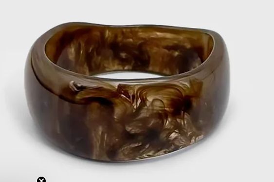 RESIN BANGLE -BRN
