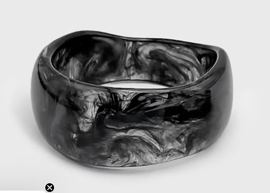 RESIN BANGLE-BLK