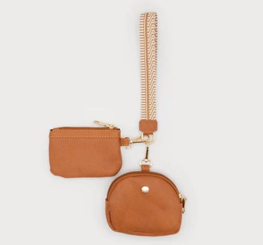 Coin purse with strap, Colour: CAM