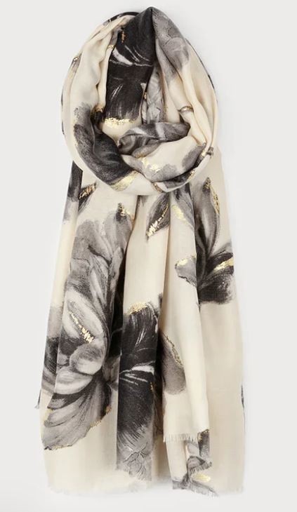 LGHTFLORAL PRNT SCARF