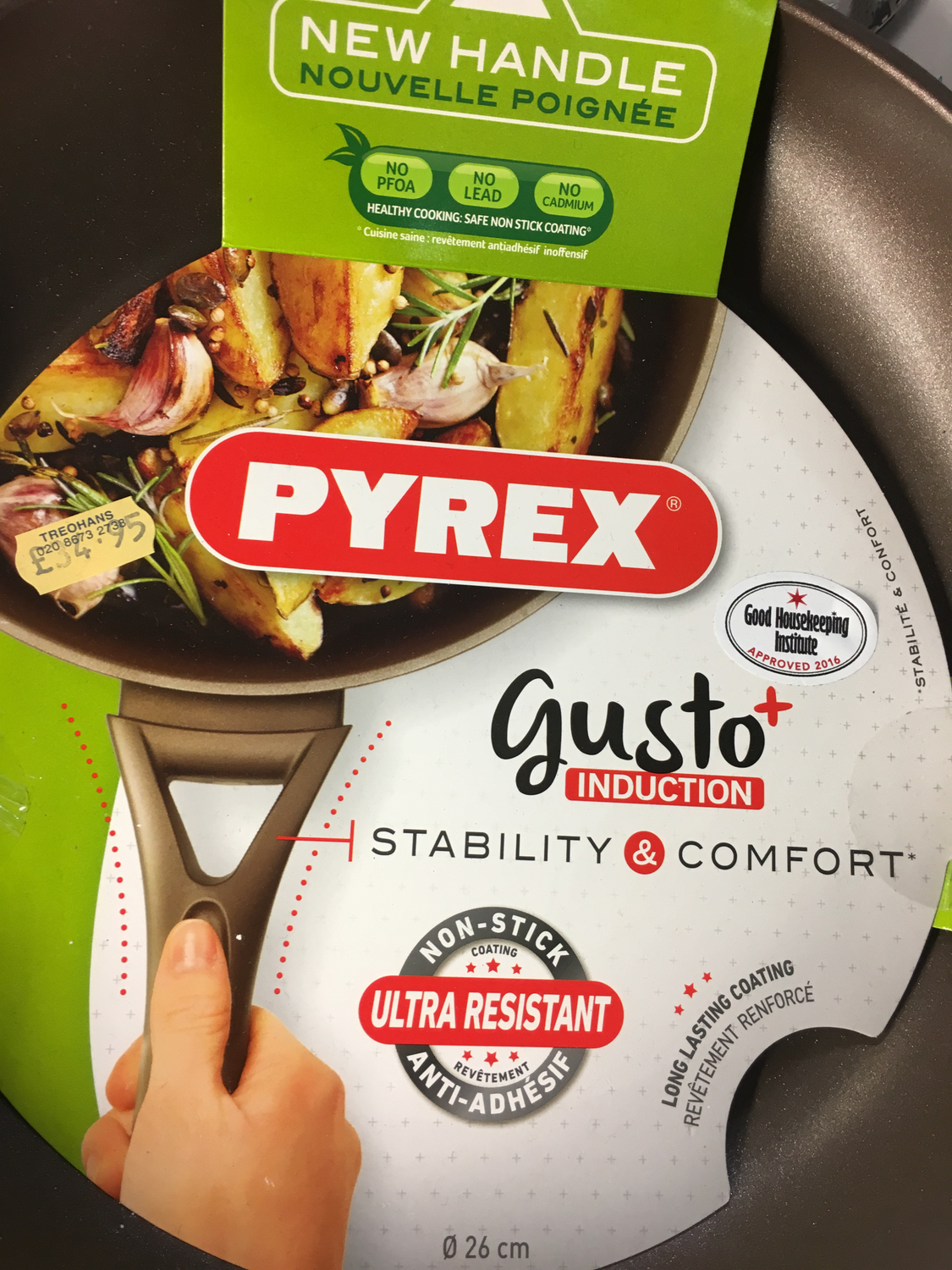 pyrex induction frying pan