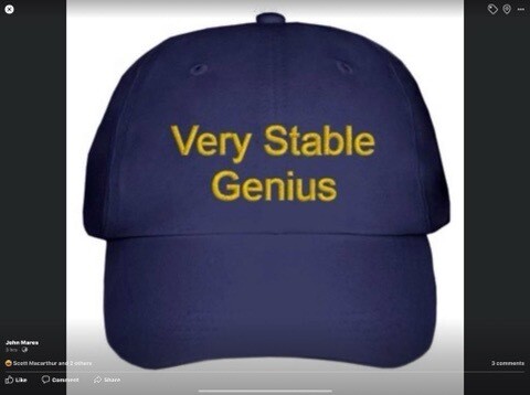 Very Stable Genius Hat