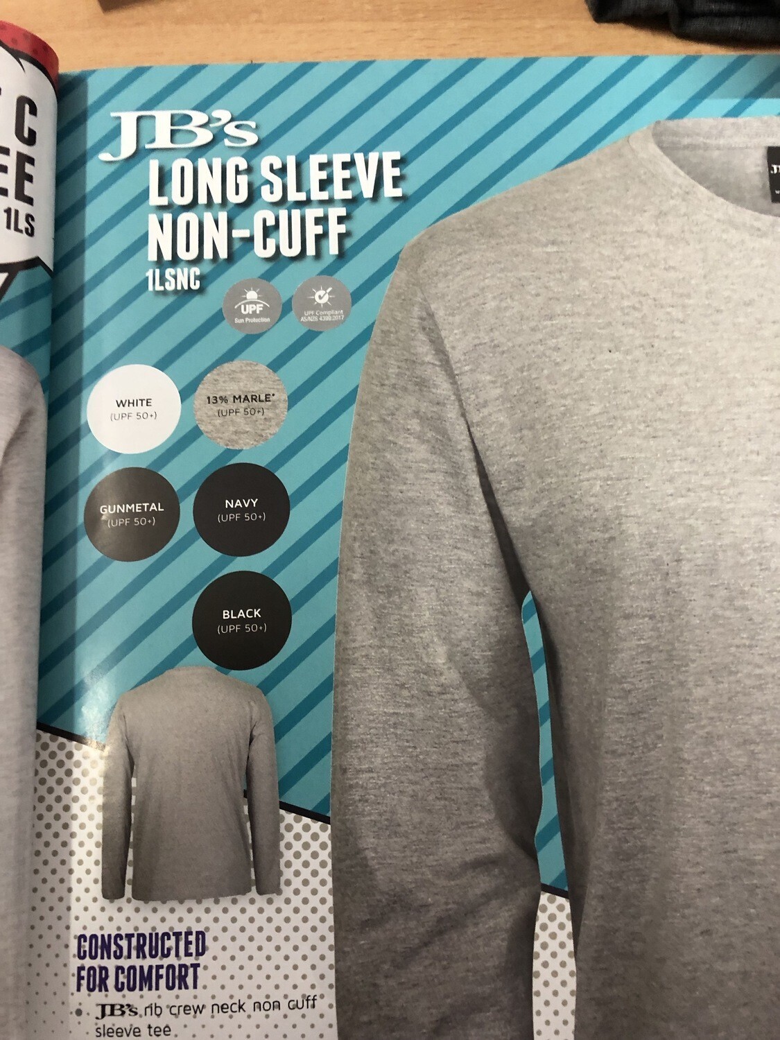 Long Sleeve Blue Liners T-shirt.