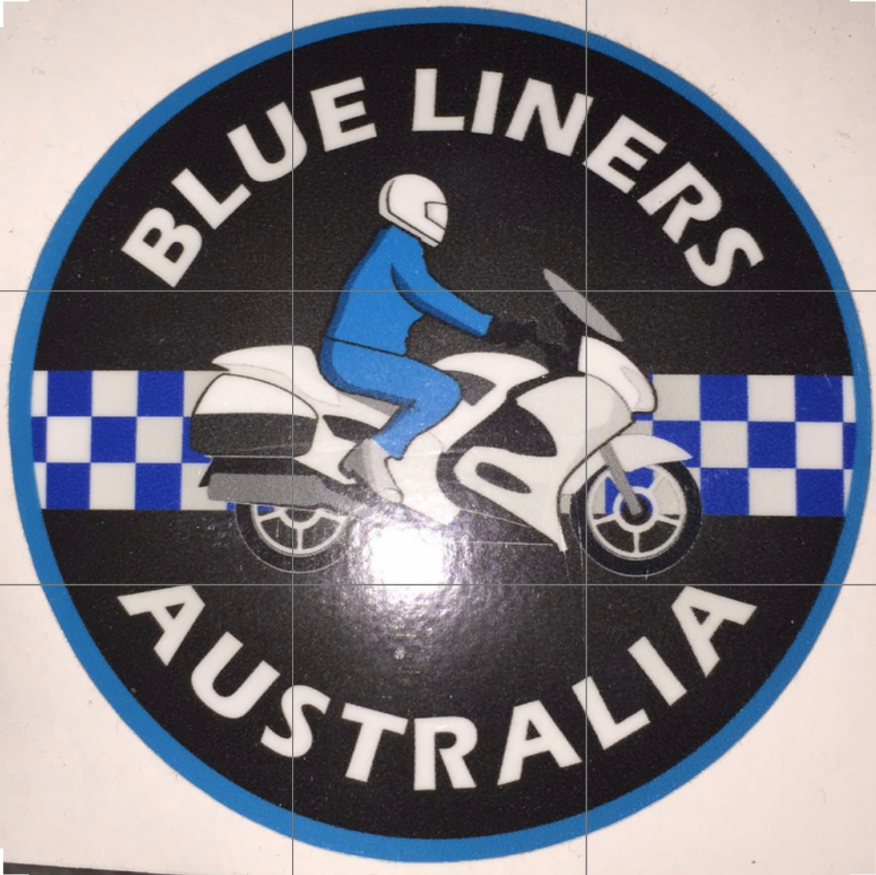 Blue Liners Australia Sticker - immediate delivery. Blue Liners Member Only Product