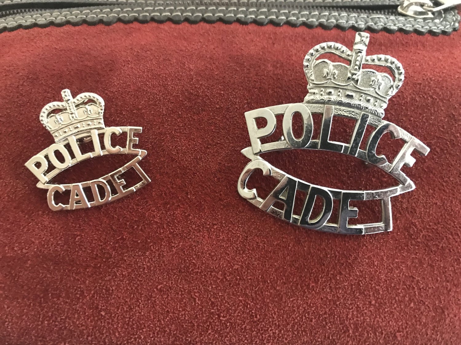 NSW Police Cadet Metal Chrome Replica Hat Badge 3.5 cm