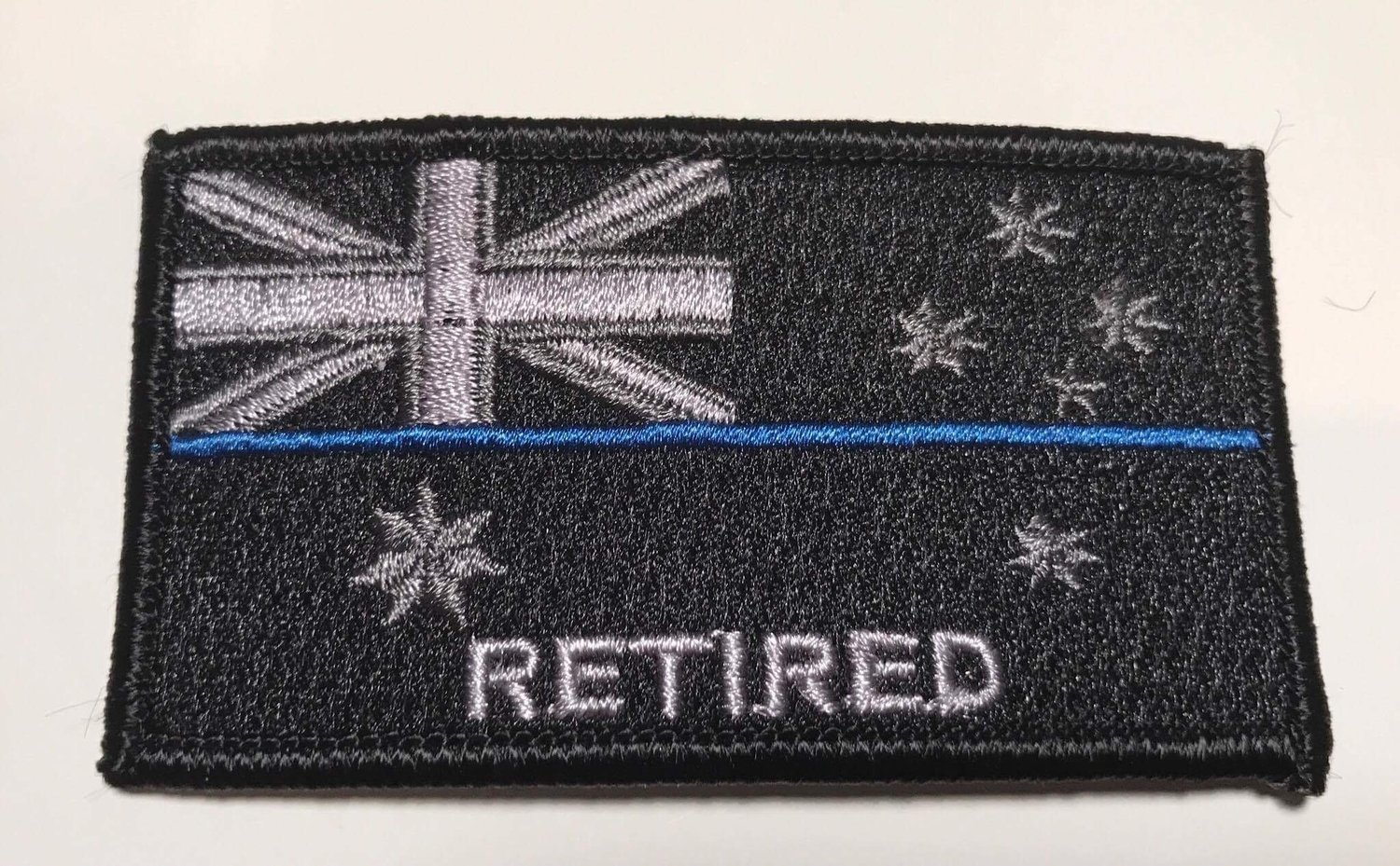 Thin Blue Line Australian Flag Retired Patch