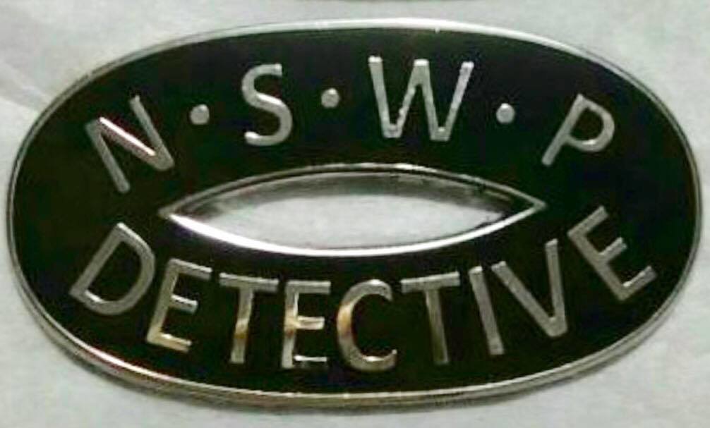 Replica Oval Shoulder Badge NSWP DETECTIVE