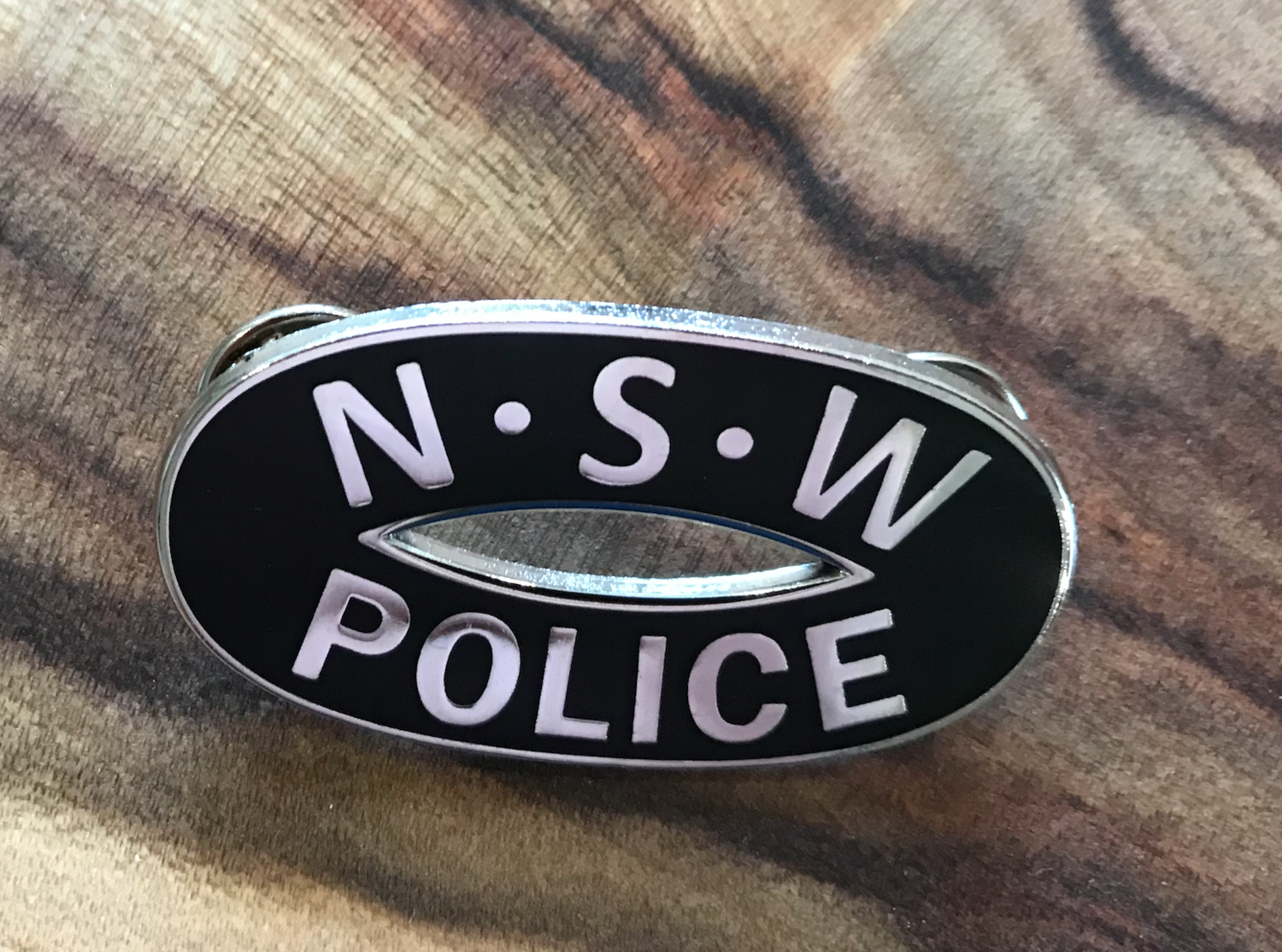 NSW POLICE Oval Shoulder Badge Replica Full Size