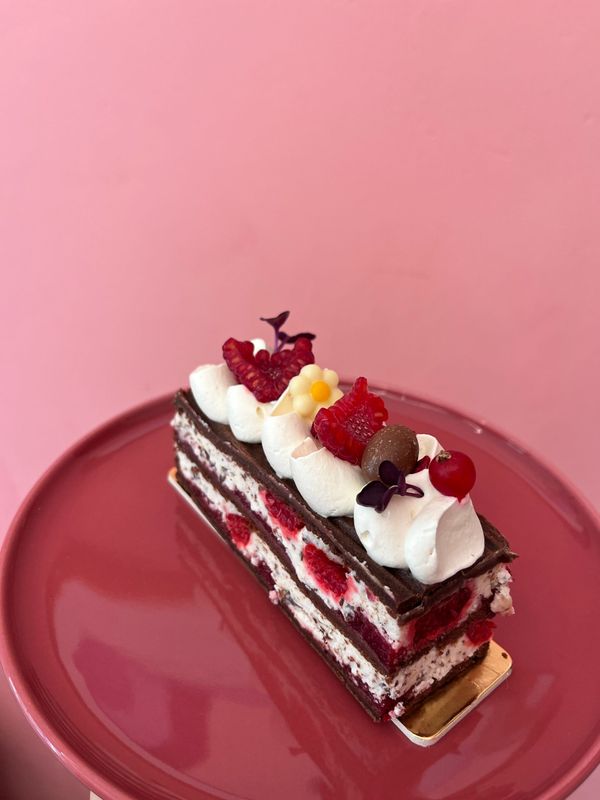 Stracciatella-Himbeerschnitte Stracciatella-Himbeerschnitte