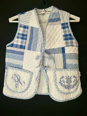 Kamizelka damska pikowana Vintage