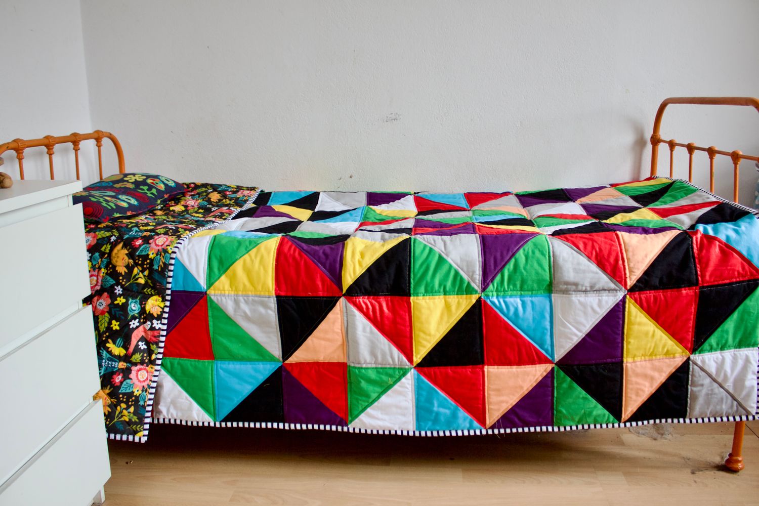 Narzuta patchworkowa Fan 140x210 cm