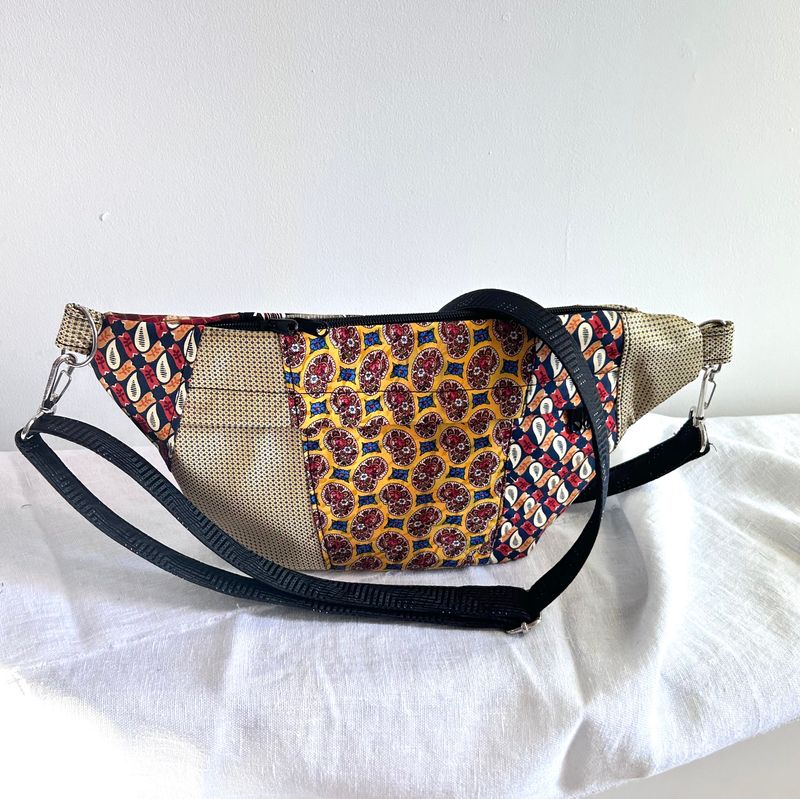 Nerka w kolorach bordo, żółci i złota #4