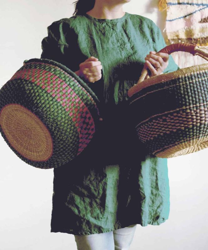 Tunika lniana Zieleń Butelkowa