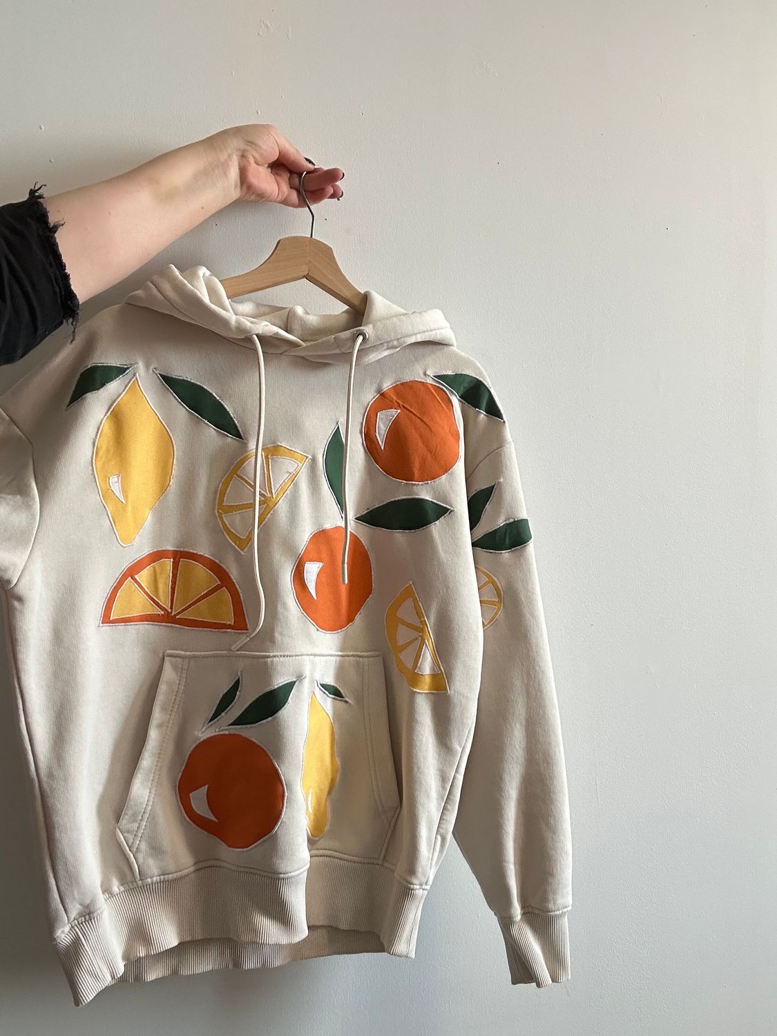 Bluza dresowa z kapturem Cytrusy