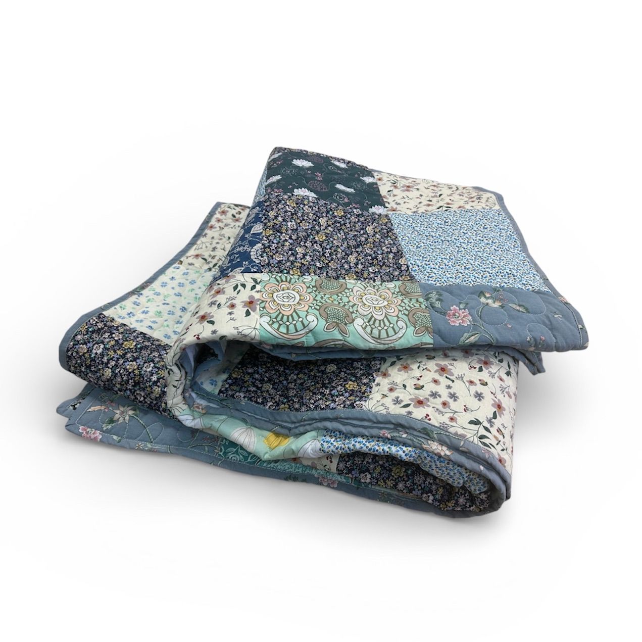 Narzuta patchworkowa Florall 154x218 c,