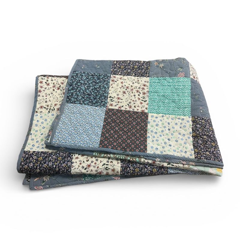 Narzuta patchworkowa Florall 154x218 c,