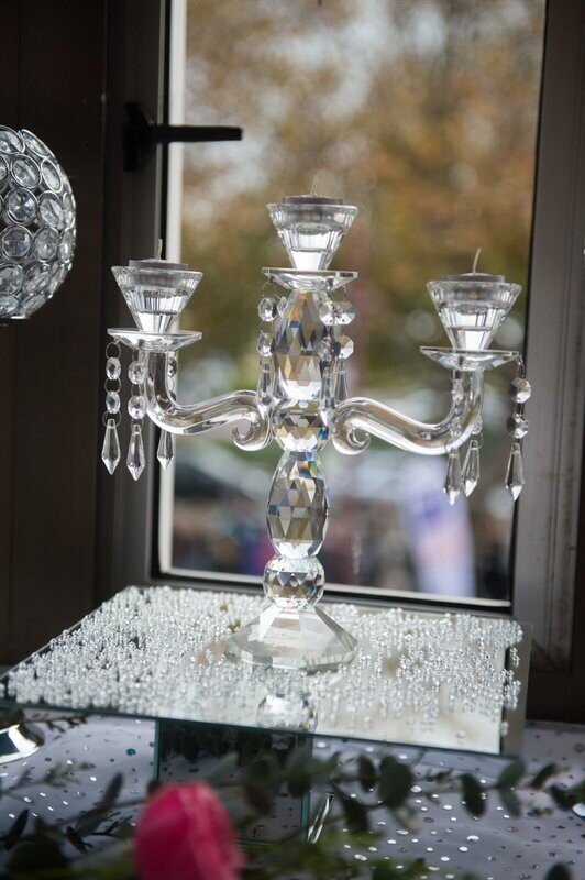Crystal Cut Candelabra