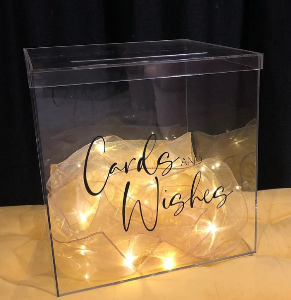 Wishing well gift box - acrylic