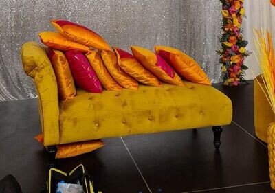 Chaise lounger - Mustard