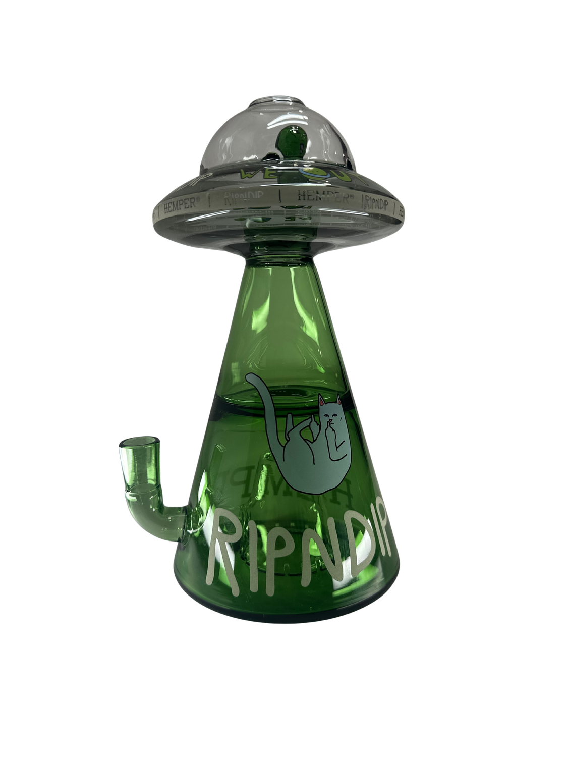 RIPNDIP X HEMPER Lord Alien UFO Bong