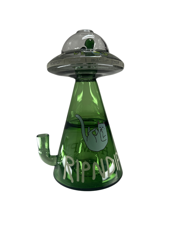 RIPNDIP X HEMPER Lord Alien UFO Bong